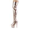 Pleaser - ADORE3000HWR Plateau Overknee Laarzen - Paaldans schoenen - Champagne Product image